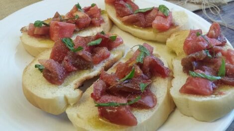 Tomato-Basil Bruschetta Recipe Image